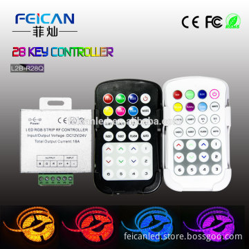 Factory Business RF rgb led controller manual remote controller